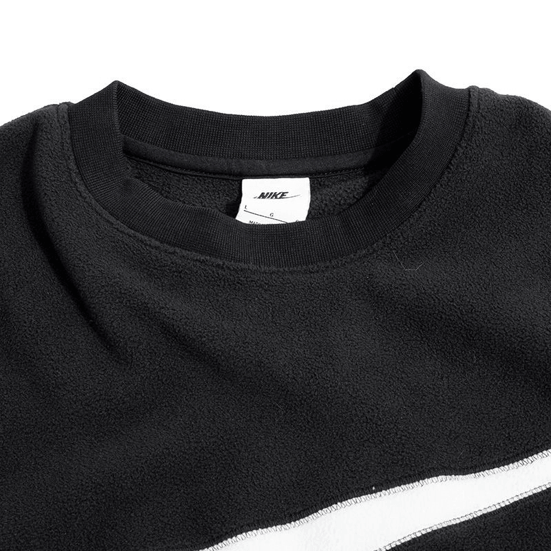 Nike As M Nk Club+ Fleece Crew Black — фото 5