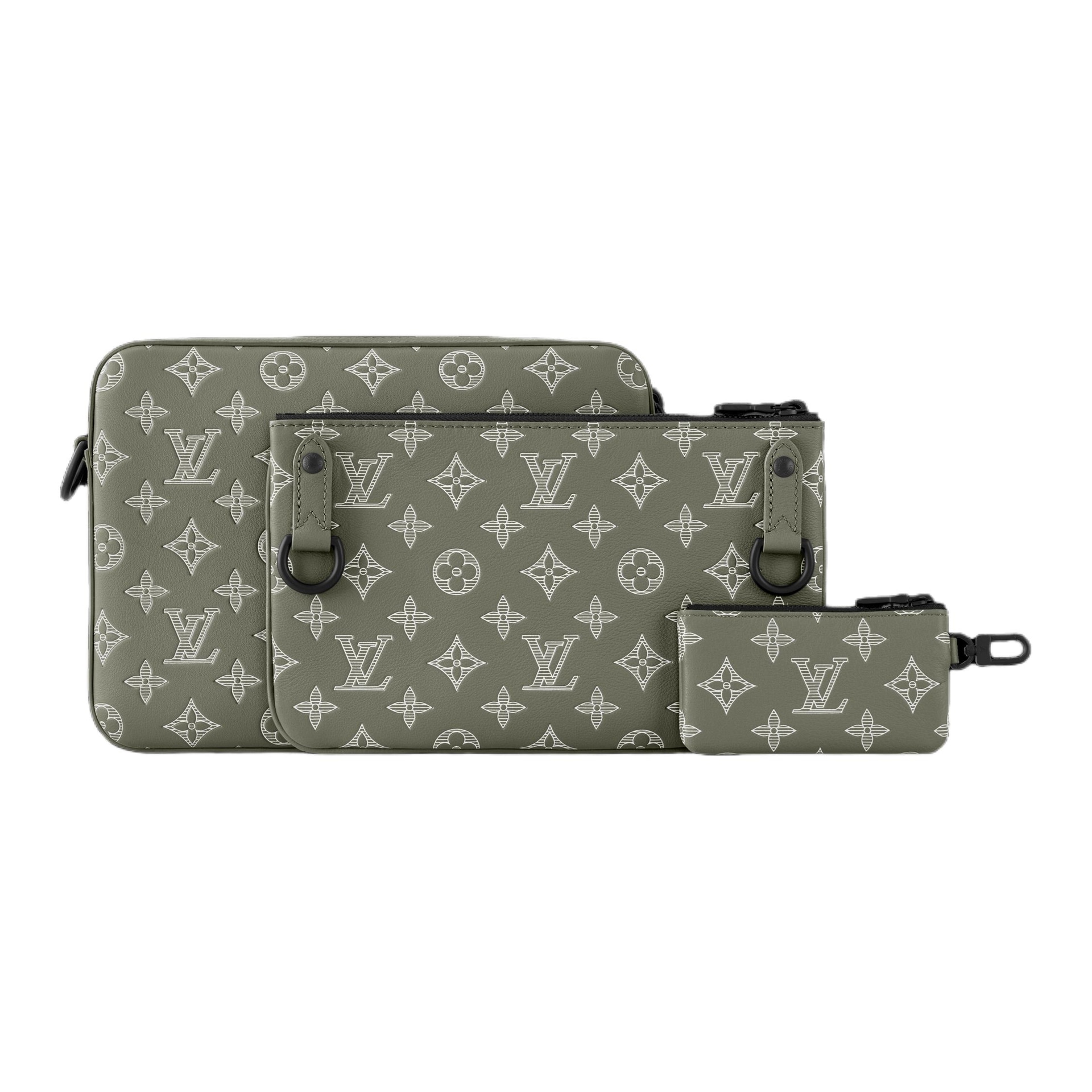 Louis Vuitton Trio Messenger Bag Green — фото 1