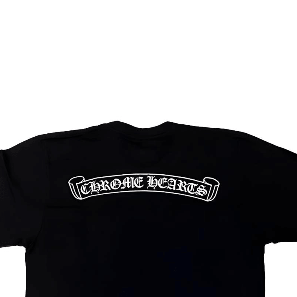 Chrome Hearts Logo Crewneck T-Shirt Black — фото 3