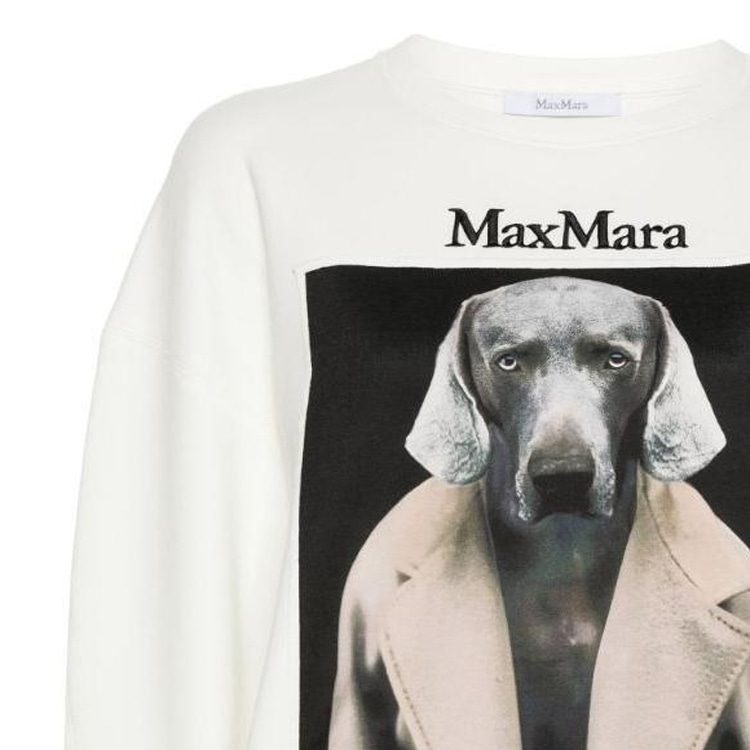 MaxMara x William Wegman Bacco Sweatshirt — фото 5