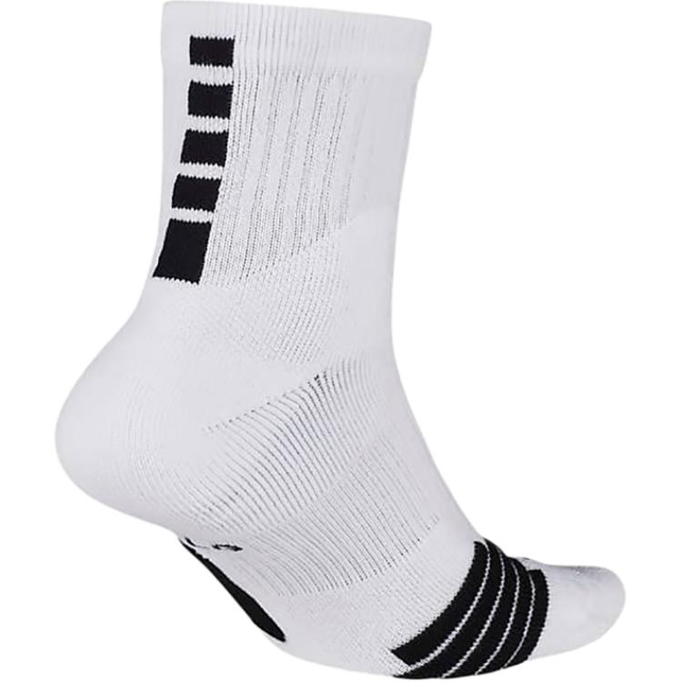 Nike Elite Basketball Crew Socks White — фото 3