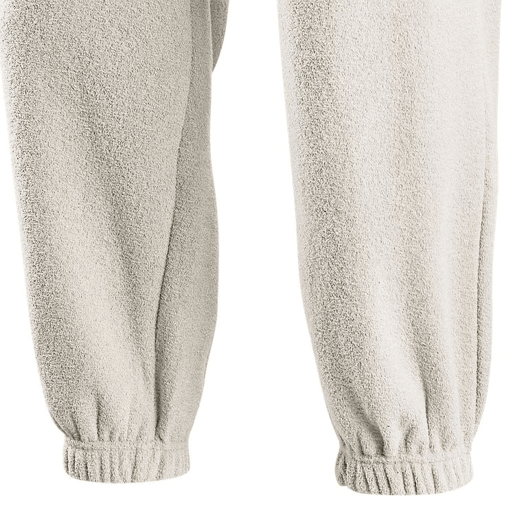 Nike Fleece Logo Sweatpants Beige — фото 3