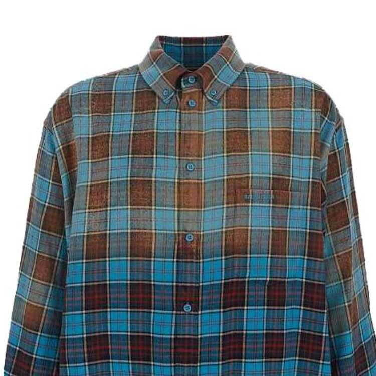 Balenciaga FW23 Checkered Shirt — фото 6