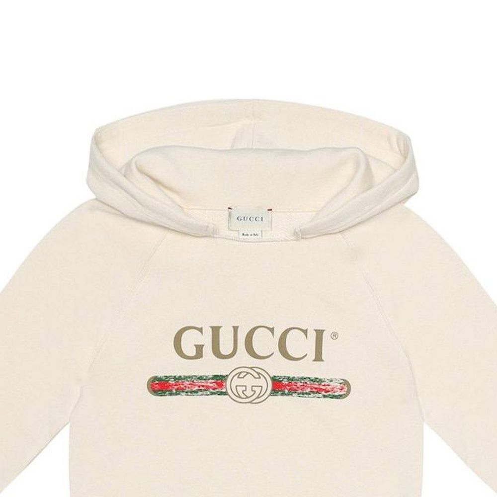 Gucci Hoodie Kids White — фото 8