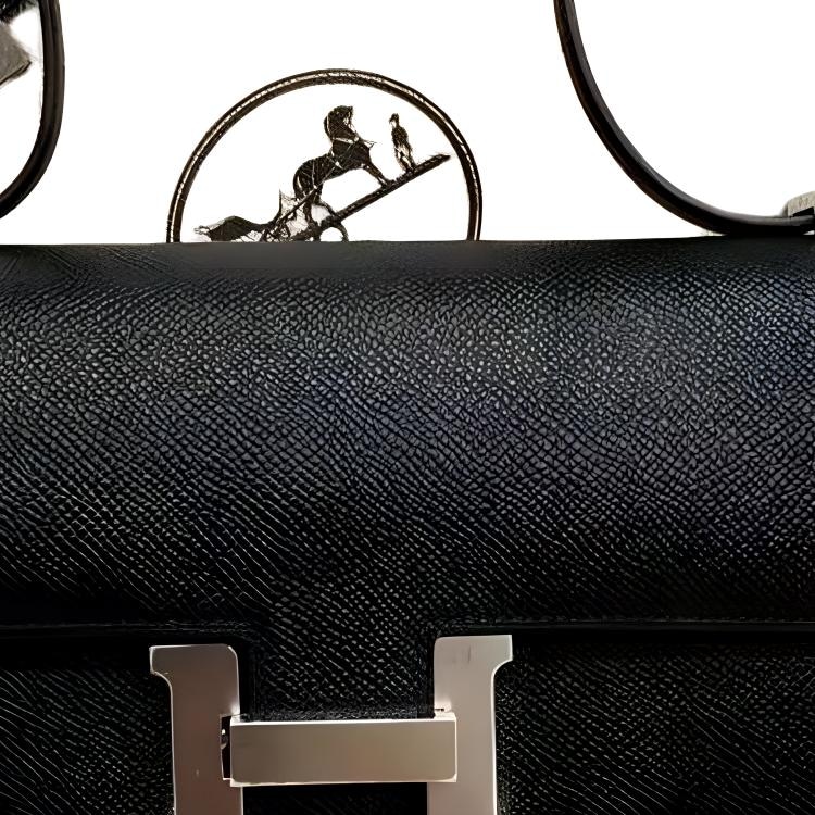 Hermes Constance Epsom 89 Noir — фото 1