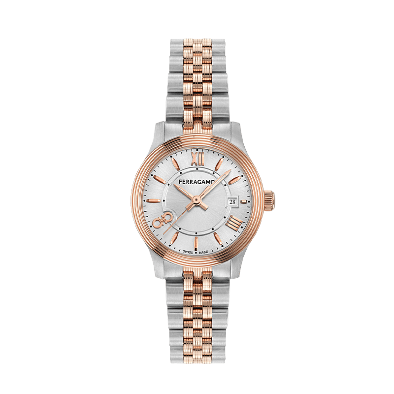 Ferragamo Quartz Watch 28 Silver Dial — фото 6
