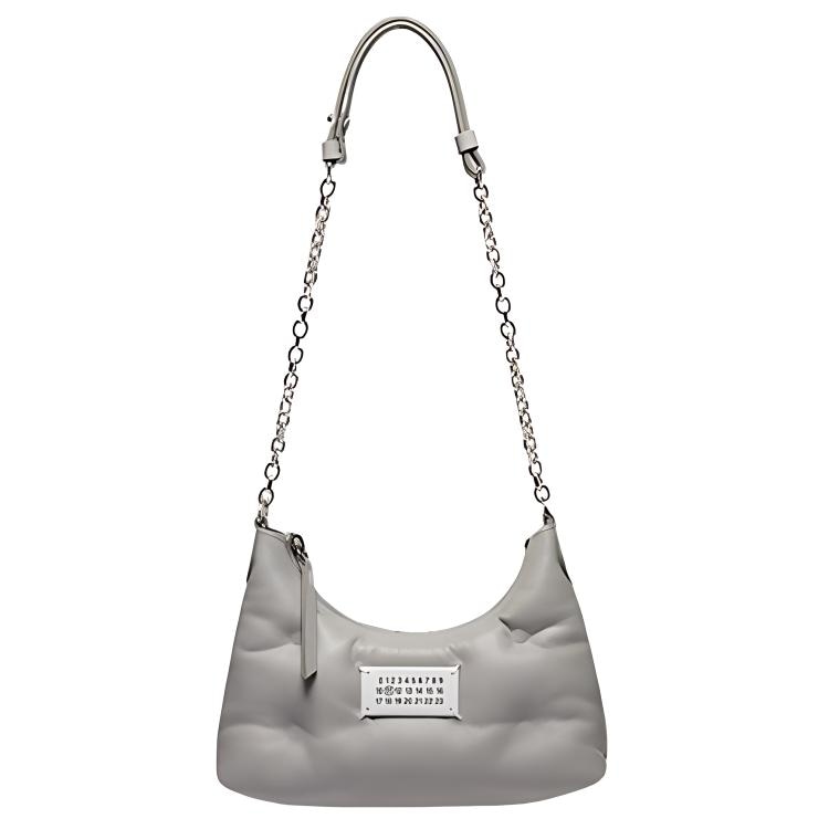 Maison Margiela/马吉拉 Maison Margiela Quilted Napa Leather Mini Bag Beige