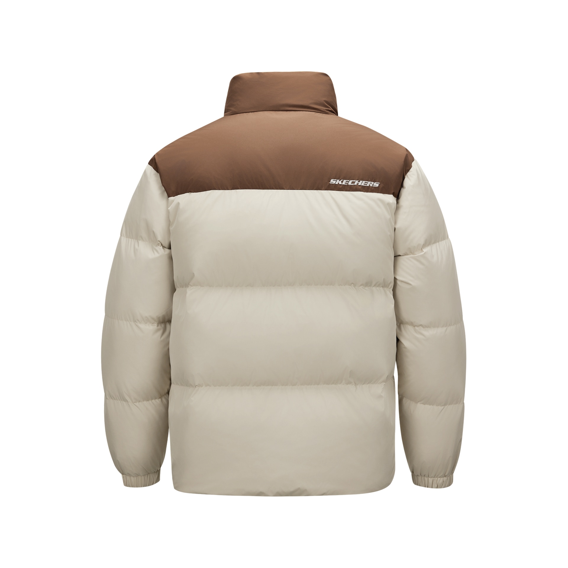 Skechers Sport Life Colorblock Down Jacket Light Brown — фото 2