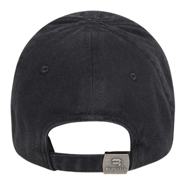 Balenciaga Logo Cap Black — фото 4