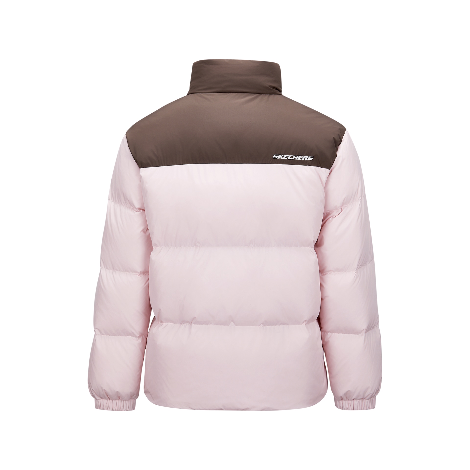 Skechers Down Jacket Grey Pink — фото 1