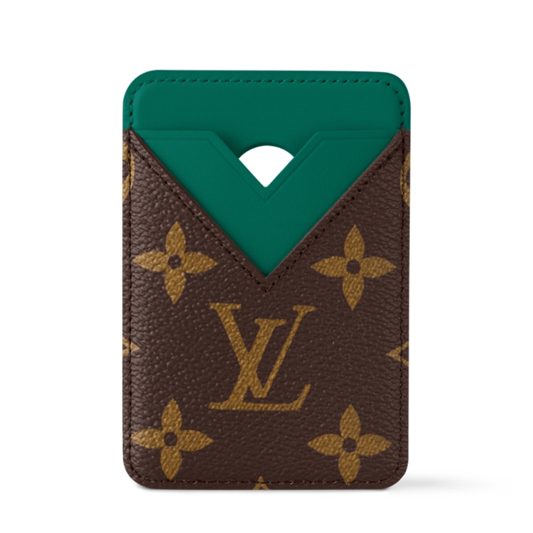 Сумки Louis Vuitton Card Holder Borneo Green