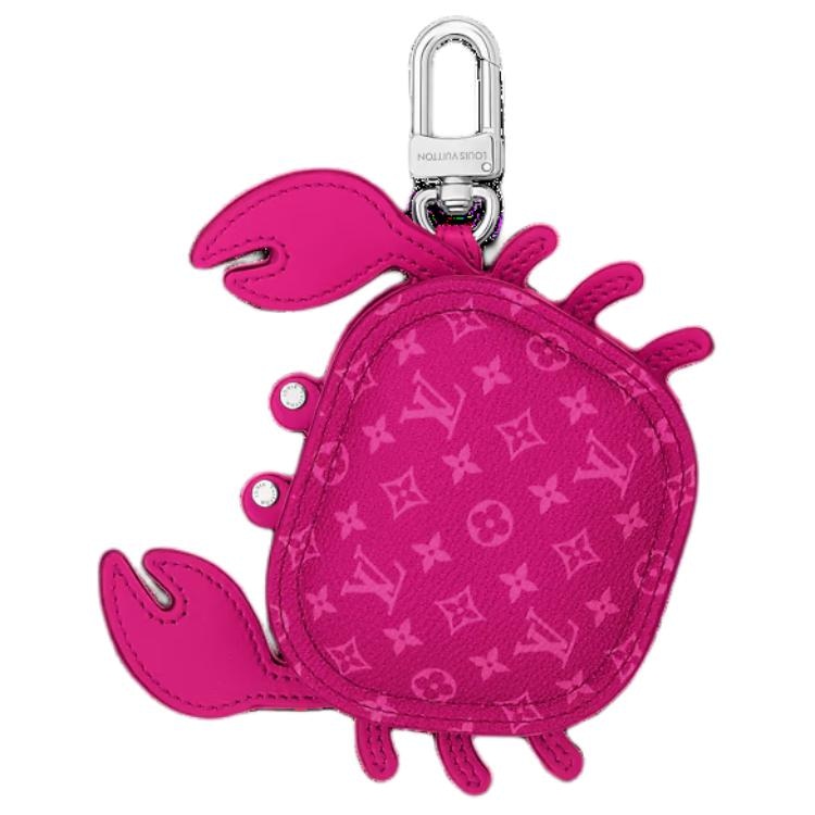 Louis Vuitton Crab Bag Charm Pink