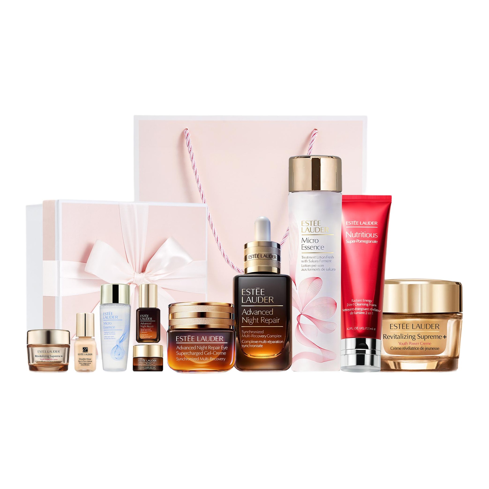 ESTEE LAUDER/雅诗兰黛 雅诗兰黛 修护礼盒护肤套装 舒缓提亮紧致保湿滋润清爽控油 十件套