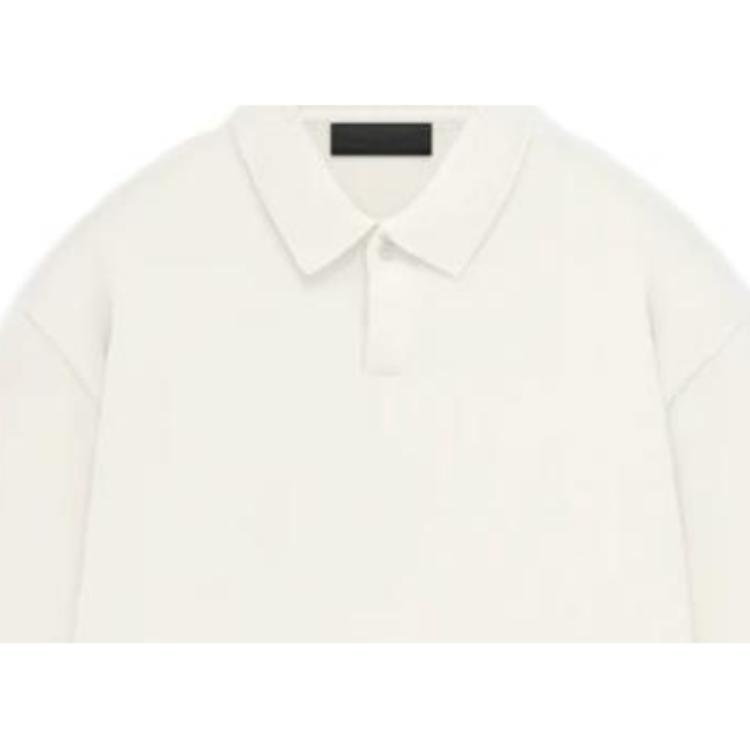Fear Of God Essentials Knit Polo Cloud Dancer — фото 2
