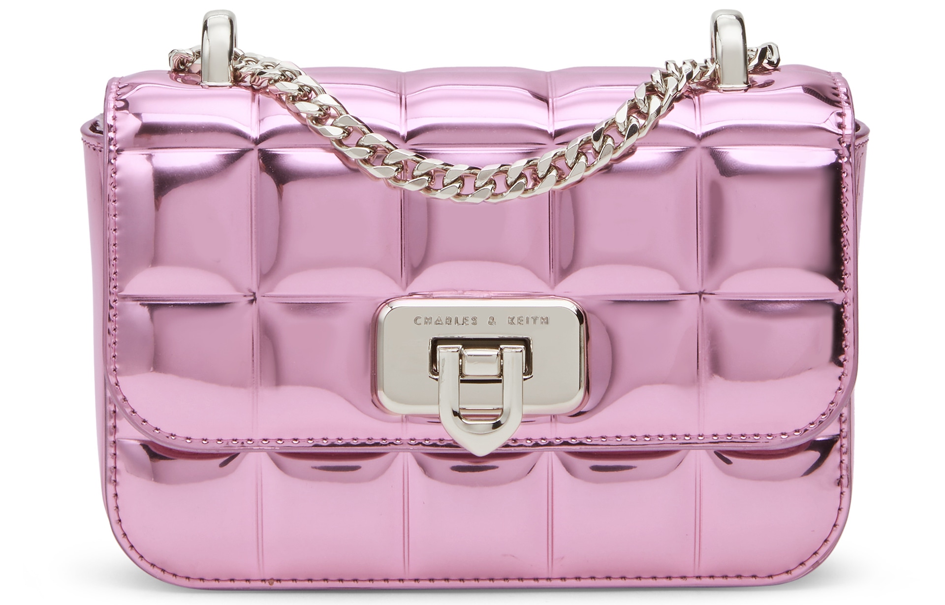 CHARLES&KEITH CHARLESKEITH CK NoirPinkSilver