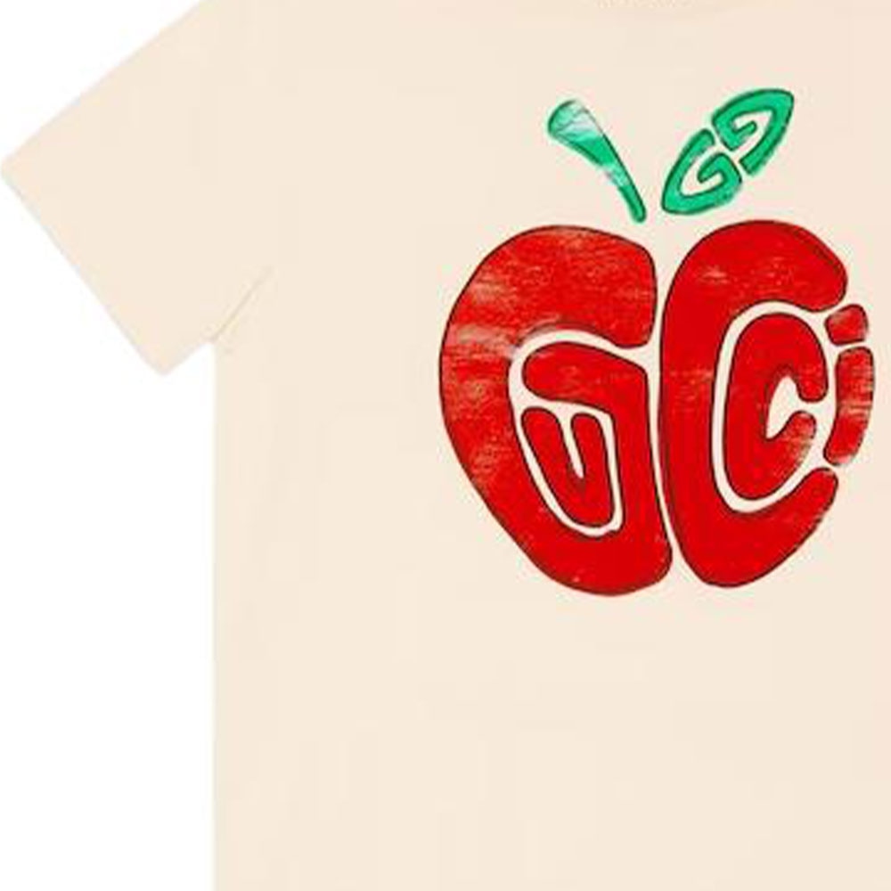Gucci Fruit Embroidered T-Shirt — фото 10