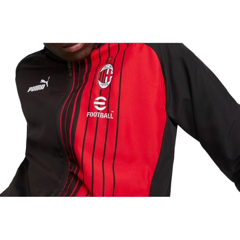 Puma Logo Print Zip Jacket Black — фото 4