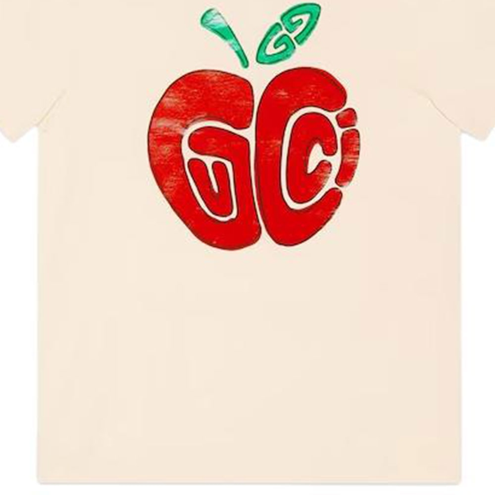 Gucci Fruit Embroidered T-Shirt — фото 9