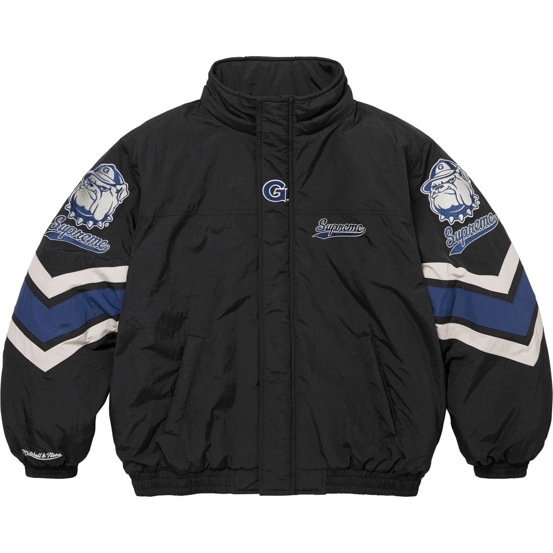 Supreme x Mitchell & Ness Hooded Stadium Jacket — фото 9