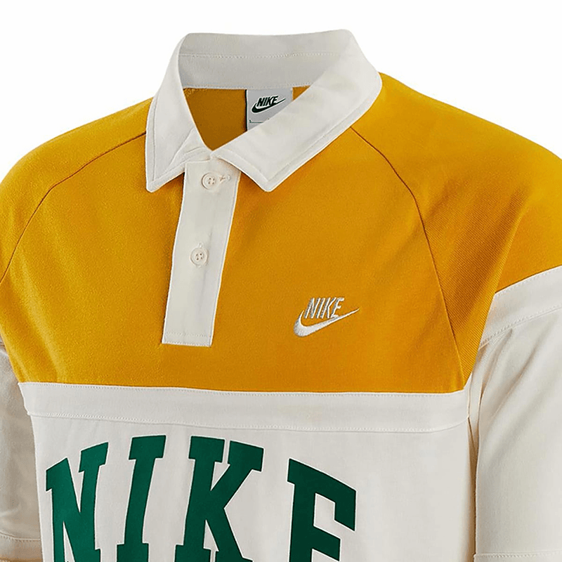 Nike Long Sleeve Polo Yellow — фото 1