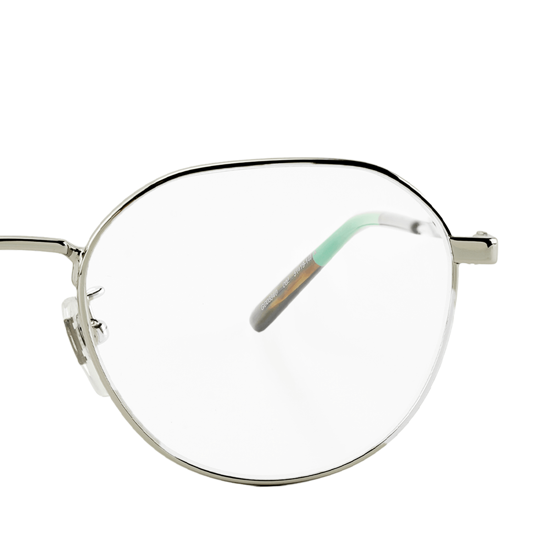 Gucci Retro Round Metal Optical Frame Silver — фото 4