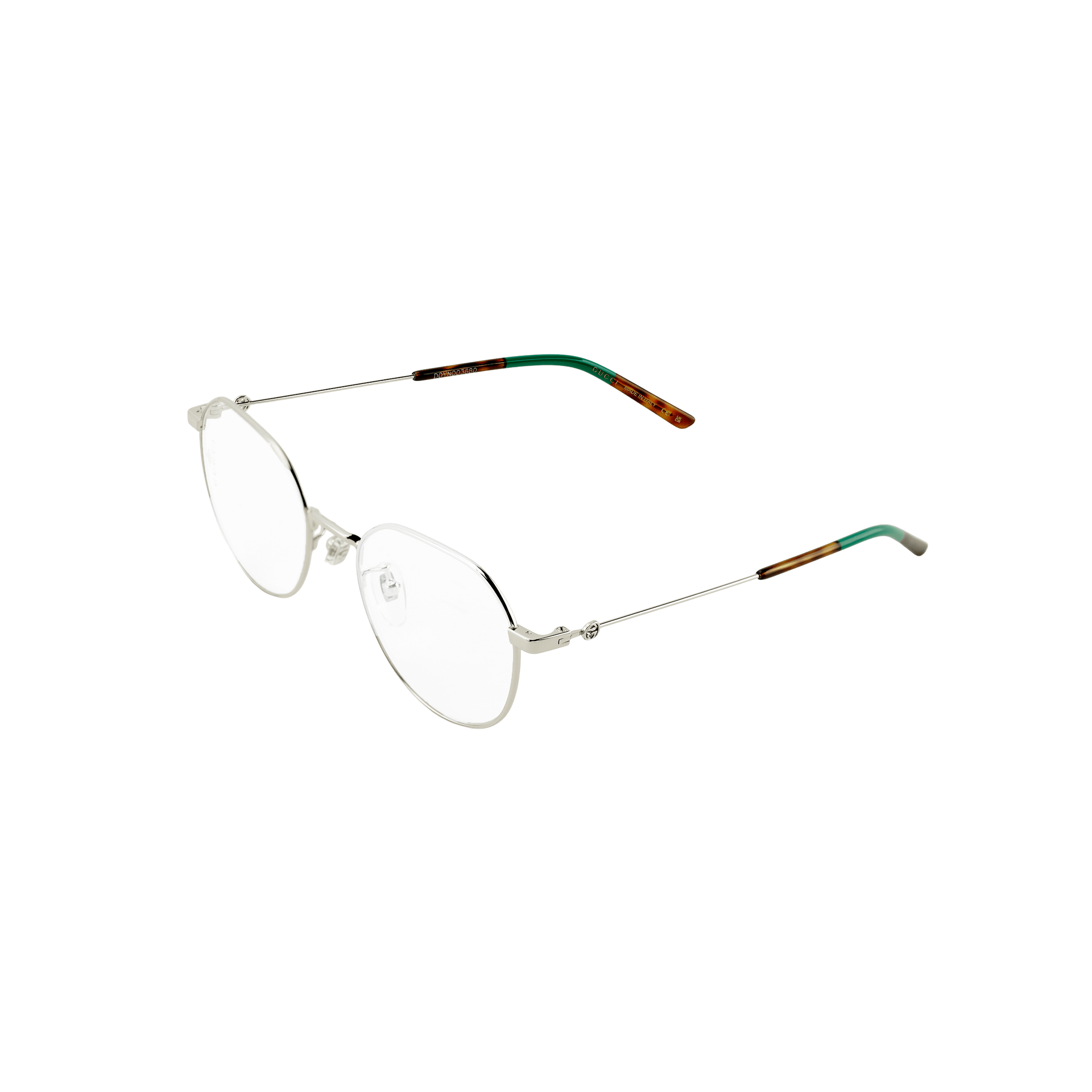 Очки Gucci Retro Round Metal Optical Frame Silver