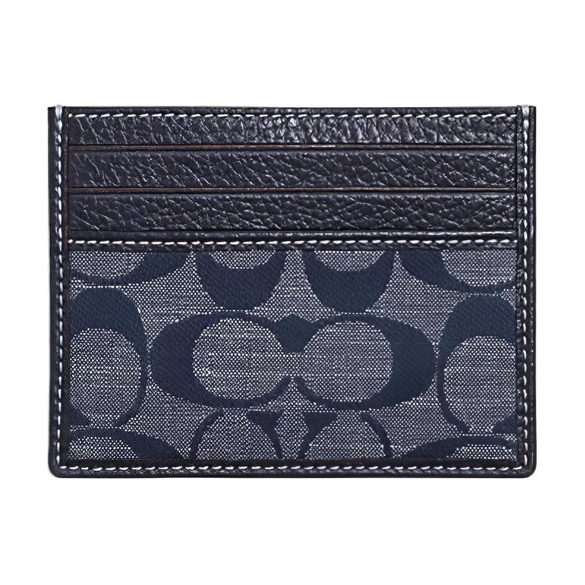 COACH/蔻驰 COACH Card Case 10 Denim