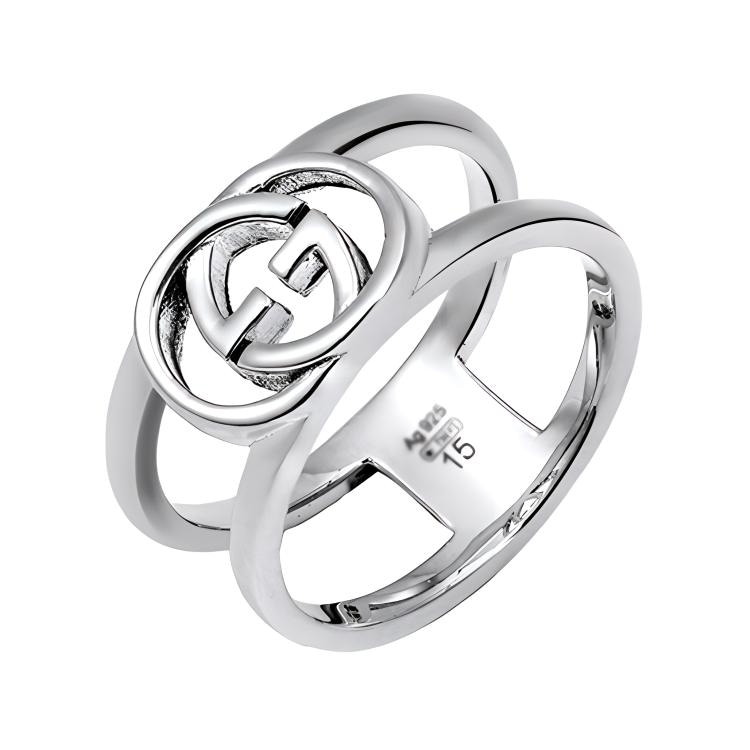 GUCCI/古驰 Gucci GG Silver Ring
