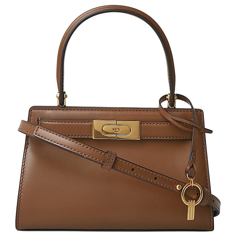 TORY BURCH/汤丽柏琦 Tory Burch Lee Radziwill Mini Brown