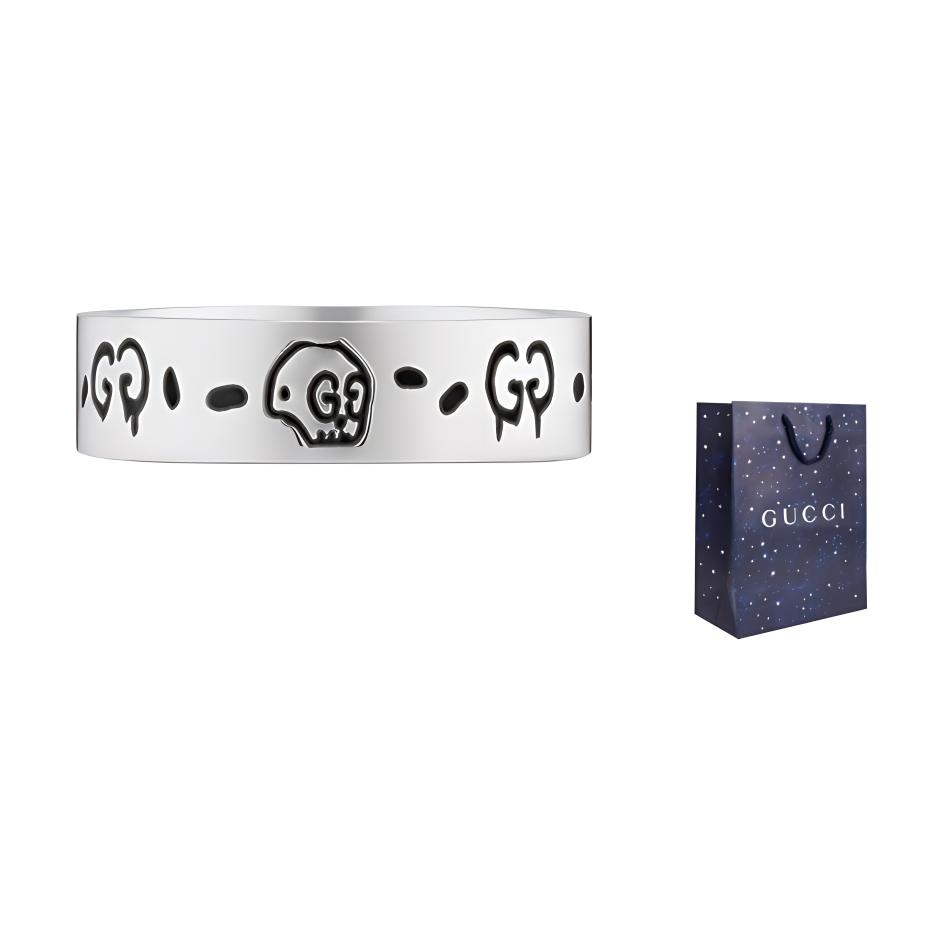 Gucci Ghost Silver Ring 6mm — фото 1