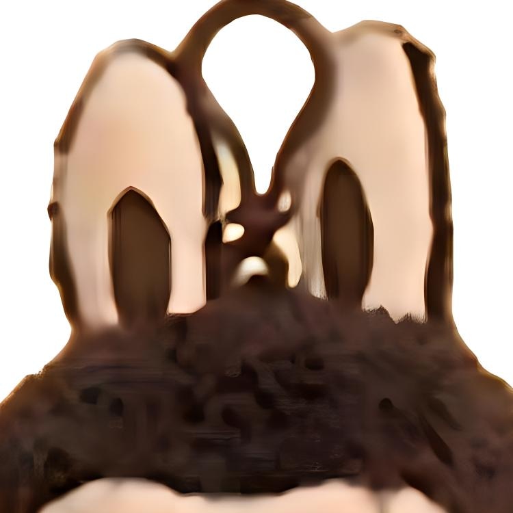 Pop Mart Labubu Plush Keychain Brown — фото 1