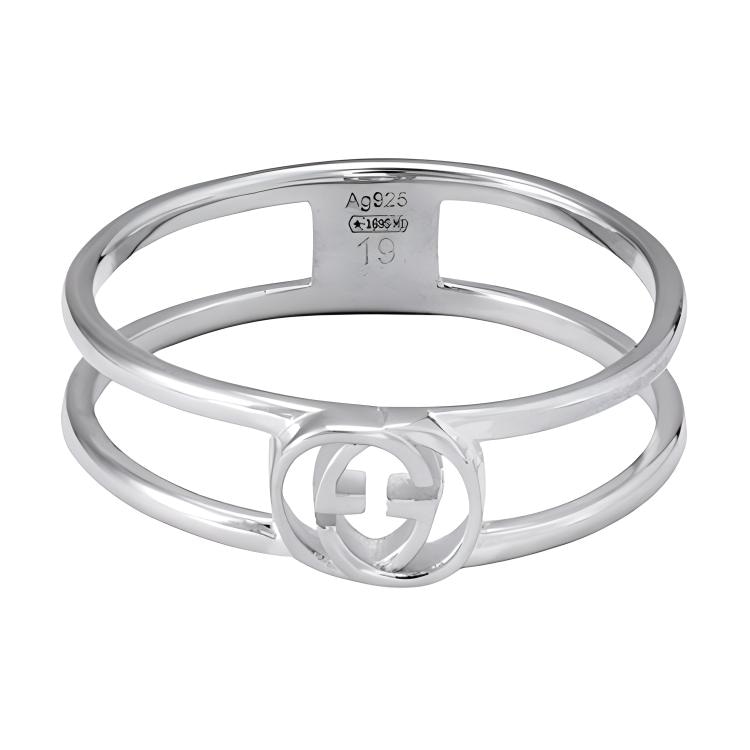 GUCCI/古驰 Gucci Double G Silver Ring