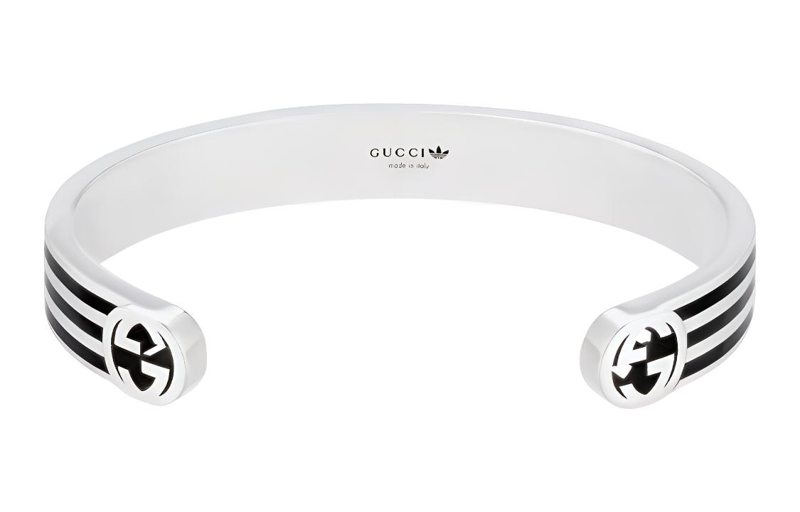 Gucci x Adidas Logo Bracelet Silver — фото 1