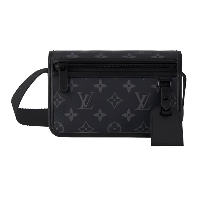 LOUIS VUITTON/路易威登 Louis Vuitton Classic Monogram Strap Bag Black
