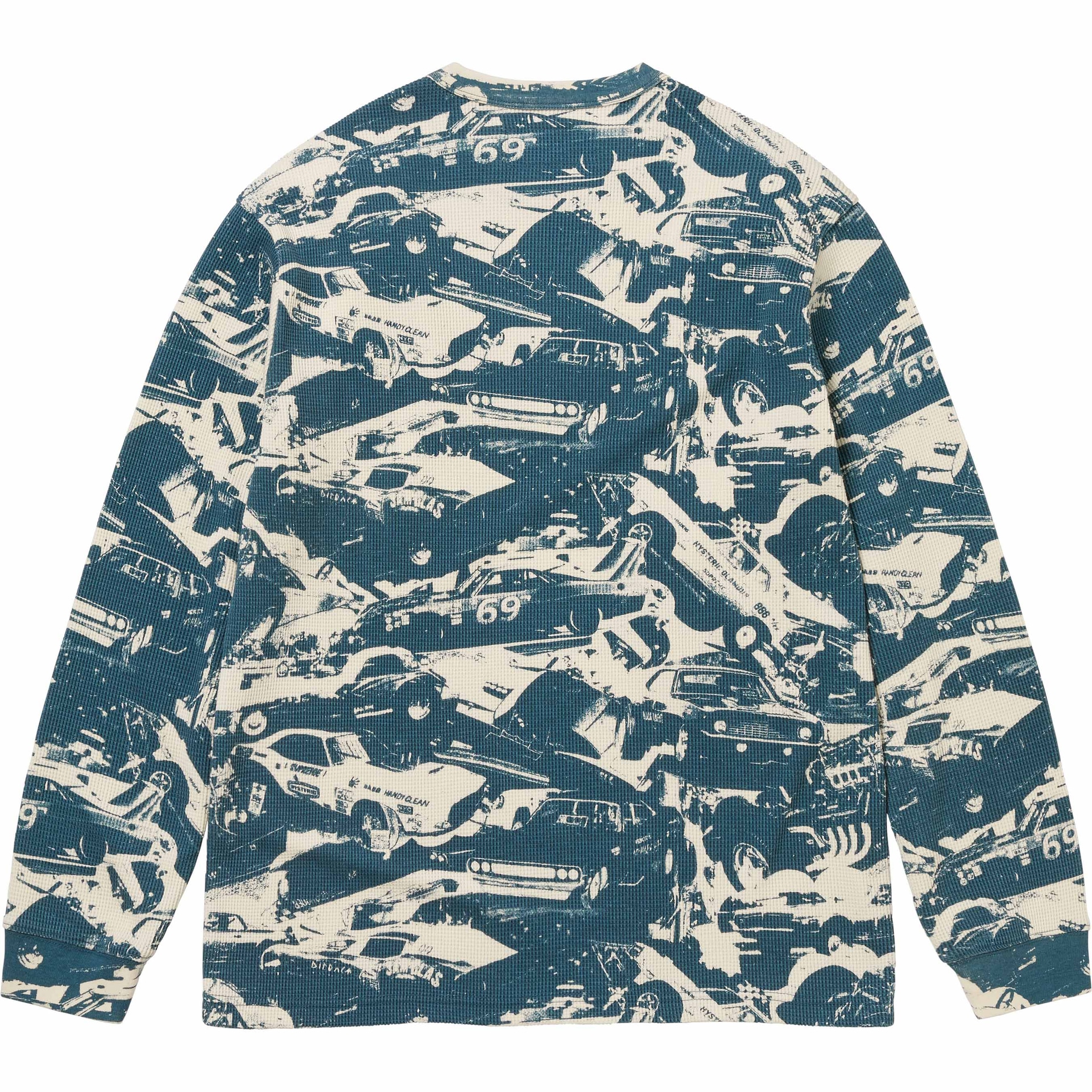 Supreme x HYSTERIC GLAMOUR Cars Thermal Blue — фото 1
