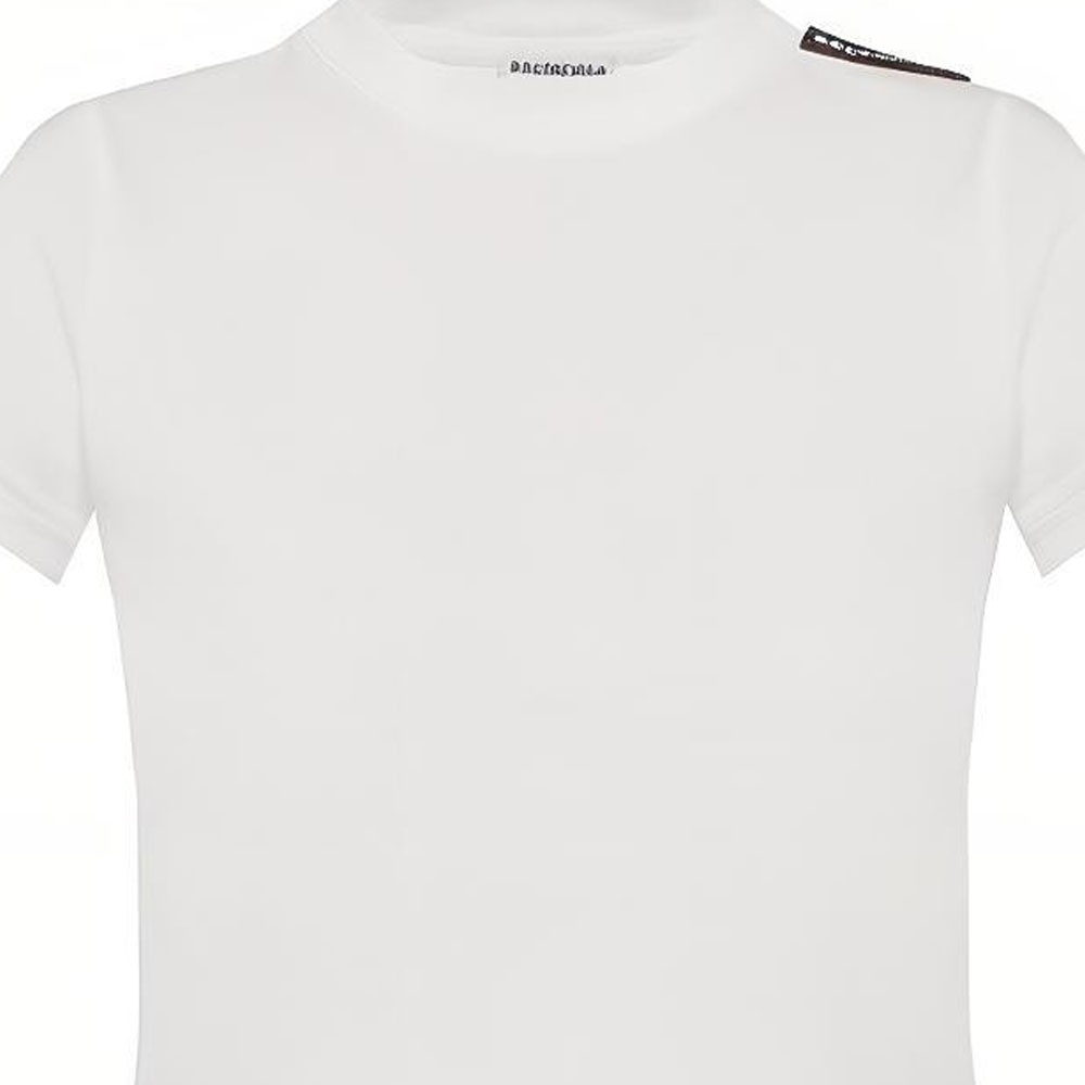 Balenciaga Rose Short Sleeve T-Shirt White — фото 4