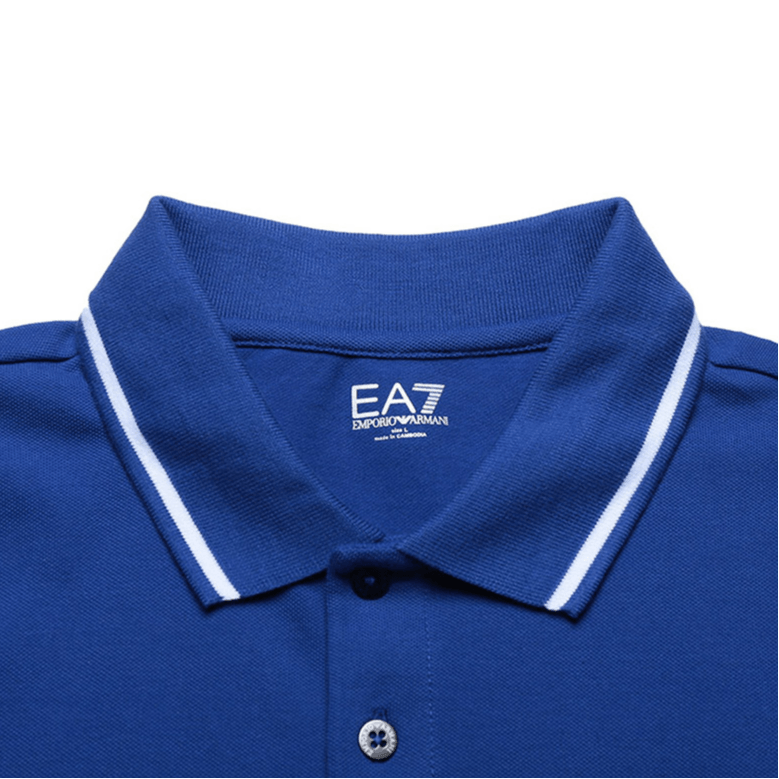 Emporio Armani EA7 Polo Blue — фото 3