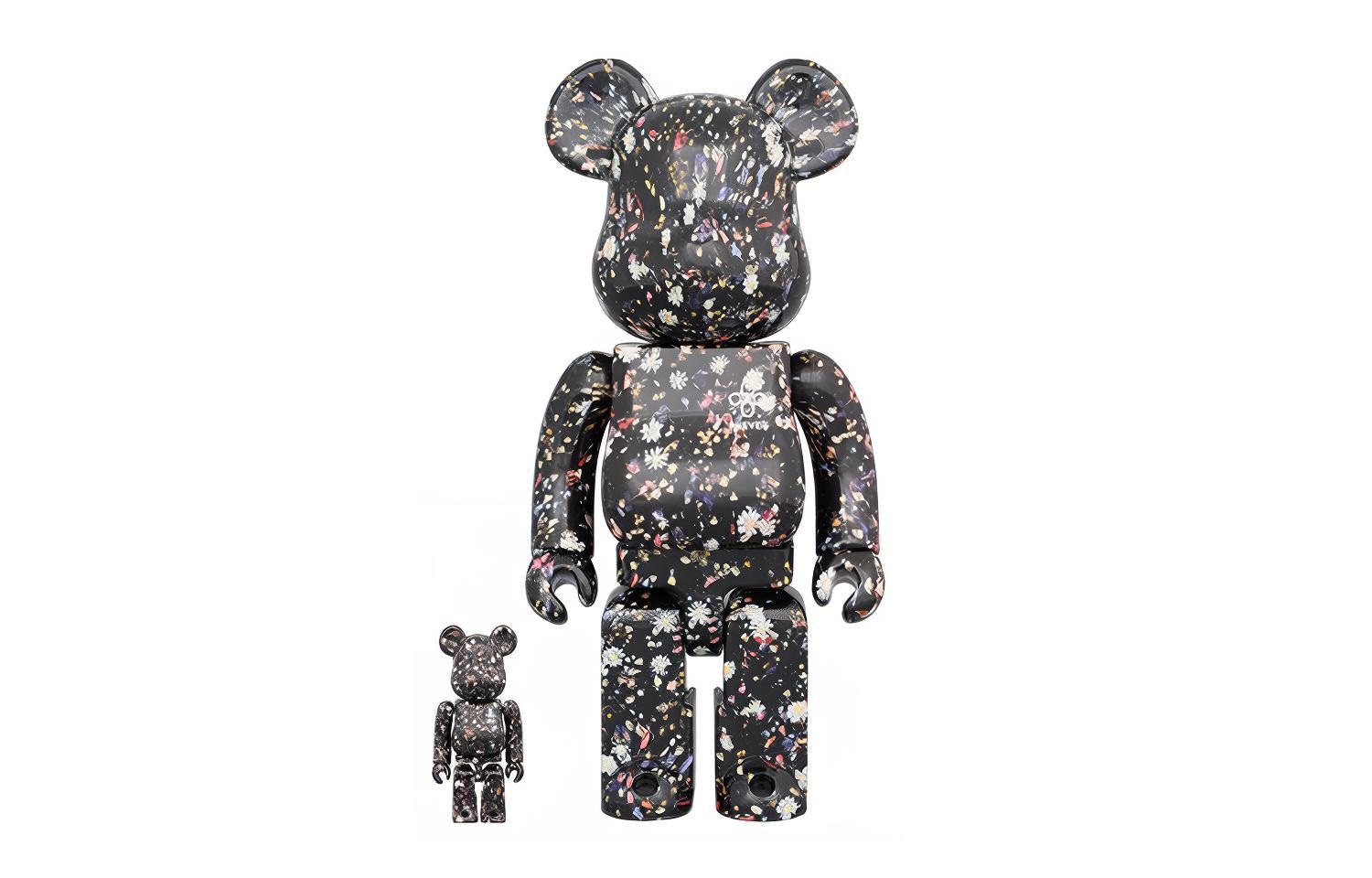 BE@RBRICK ANEVER x BERBRICK BLACK 100+400