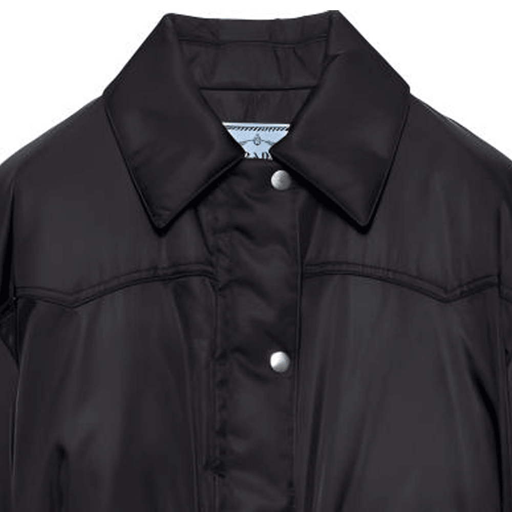 Prada SS24 Single-Breasted Flight Jacket Black — фото 1