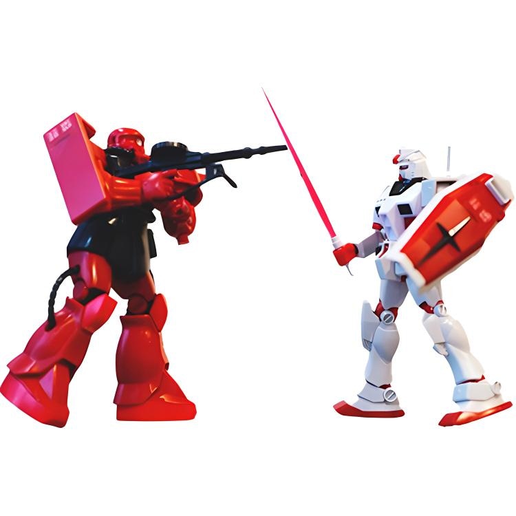 BANDAI/万代 UNIQLO x Bandai 2020 HGUC 1144 GUNDAM RX-78-2UZAKU II MS-06SU 13cm