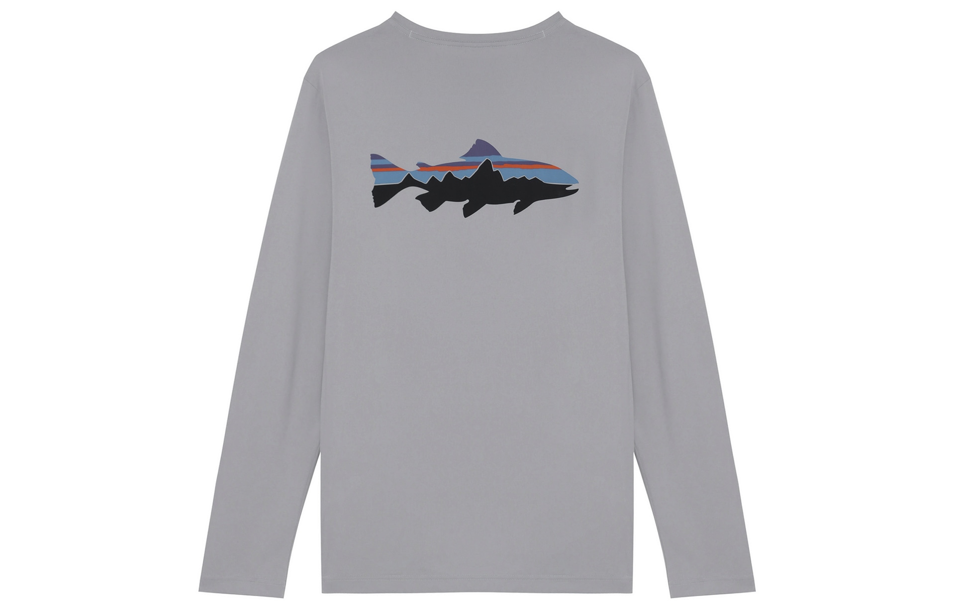 patagonia Men's Long-Sleeved Capilene Cool Daily Fish Graphic Shirt C1T