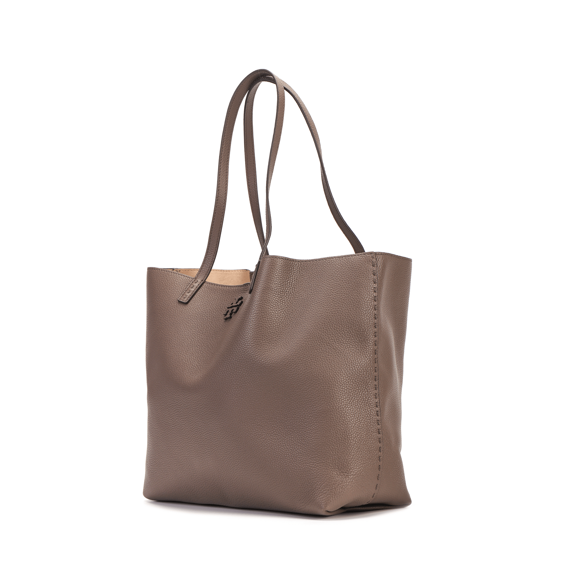 Tory Burch McGraw Tote Silver Maple — фото 1
