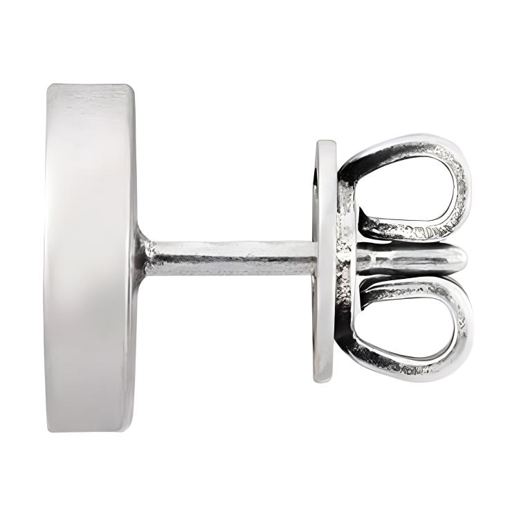 Gucci Enamel Double G 925 Silver Earrings — фото 1