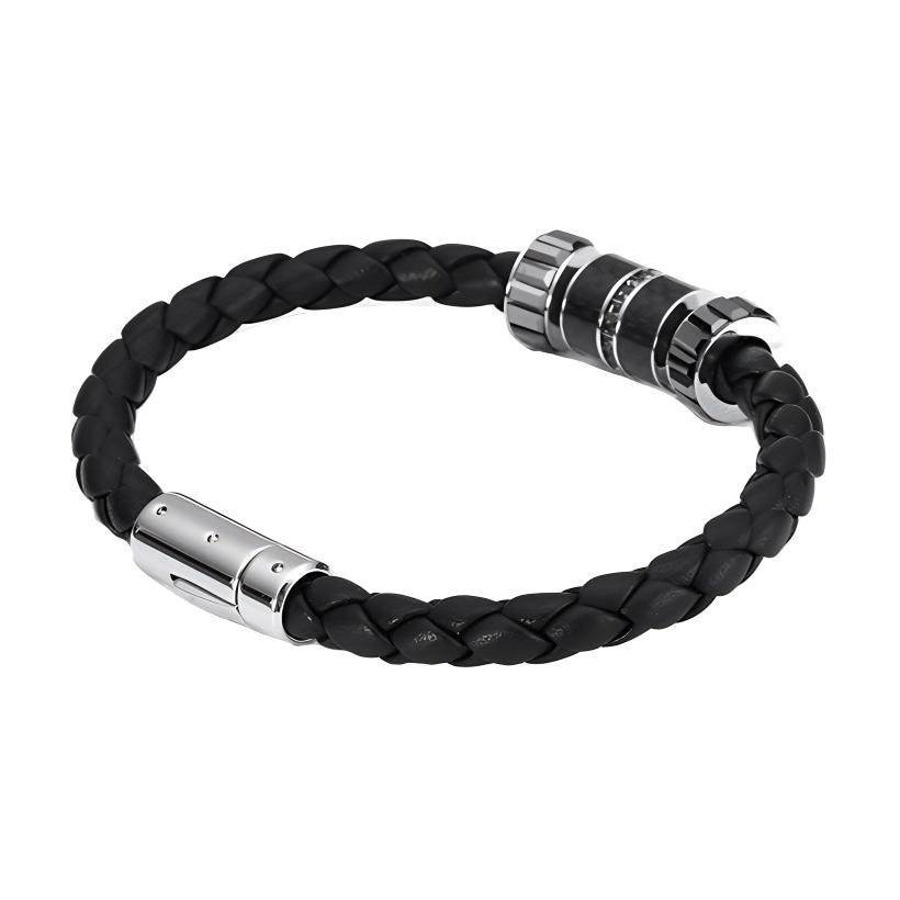 Swarovski Woven Luck Bead Bracelet Black — фото 1