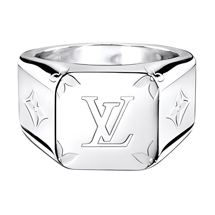 Louis Vuitton Signet Ring Silver