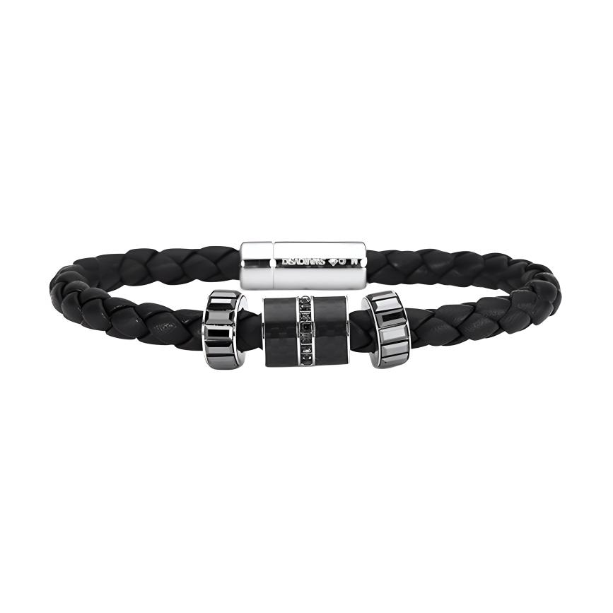 Swarovski Woven Luck Bead Bracelet Black — фото 2