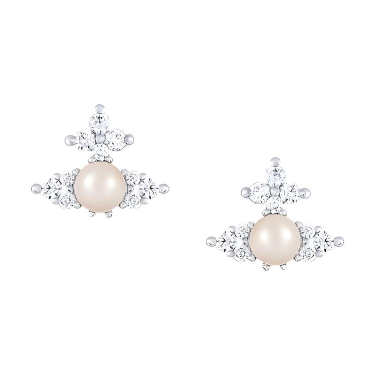 Vivienne Westwood Feodora Earrings Silver