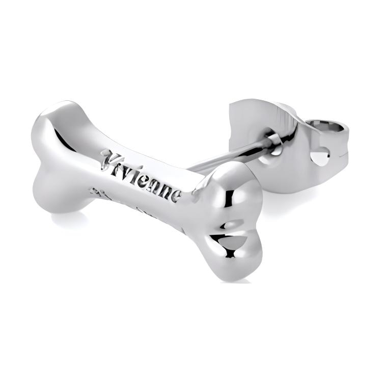 Vivienne Westwood OTHO Bone Stud Silver