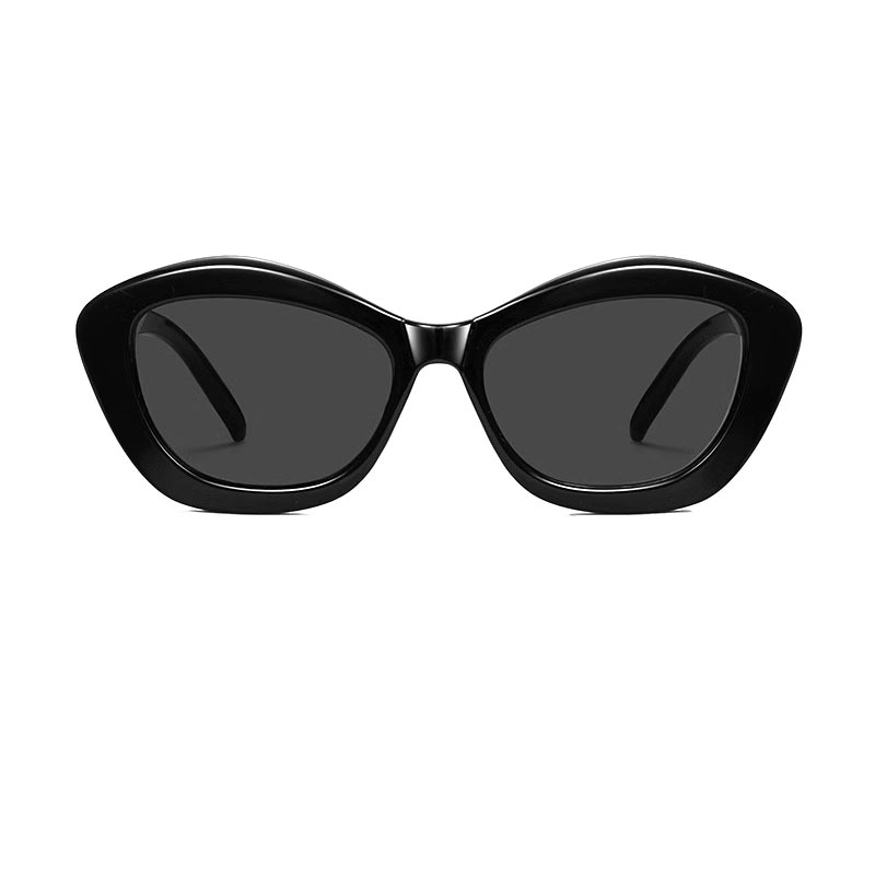 LASHION Cat Eye Sunglasses Black