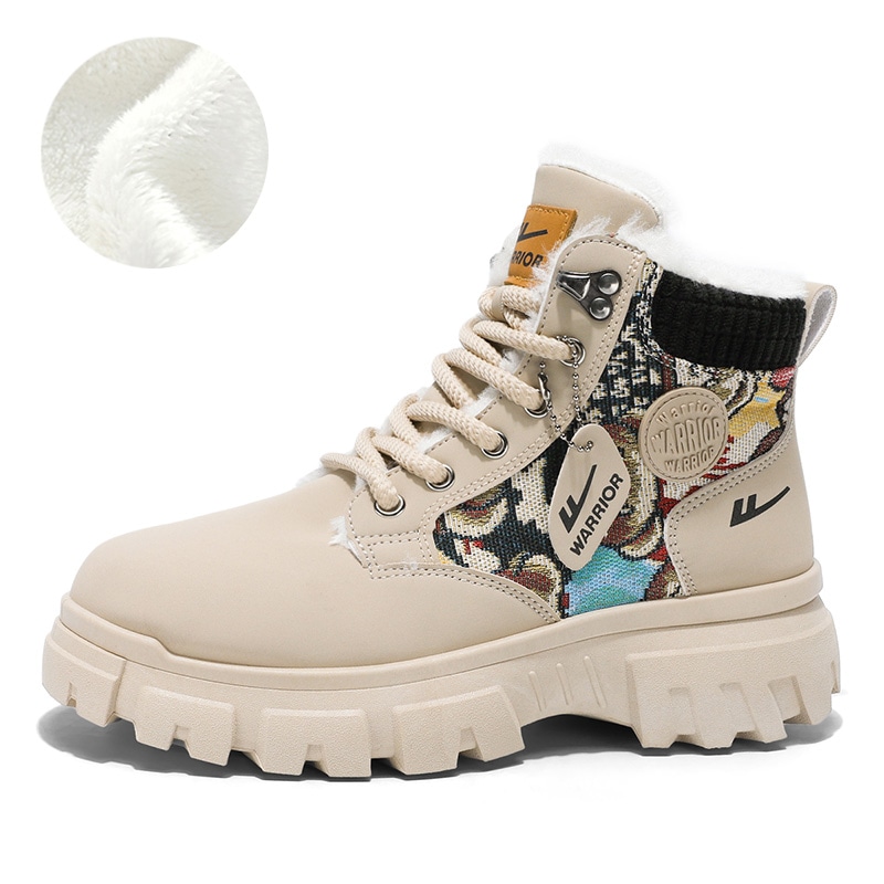 Warrior Martin Boots Beige Black — фото 9
